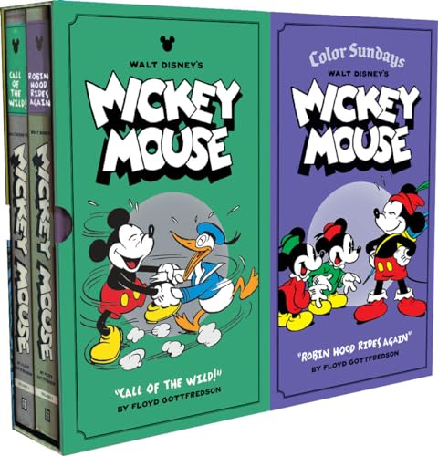 Walt Disney's Mickey Mouse Color Sundays Gift Box Set: Call of the Wild and Robin Hood Rides Again